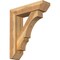 Ekena Millwork Balboa Slat Rough Sawn Bracket w/ Offset Brace, Western Red Cedar, 6"W x 22"D x 26"H BKT0604X22X26BOA06RWR - alternate 1
